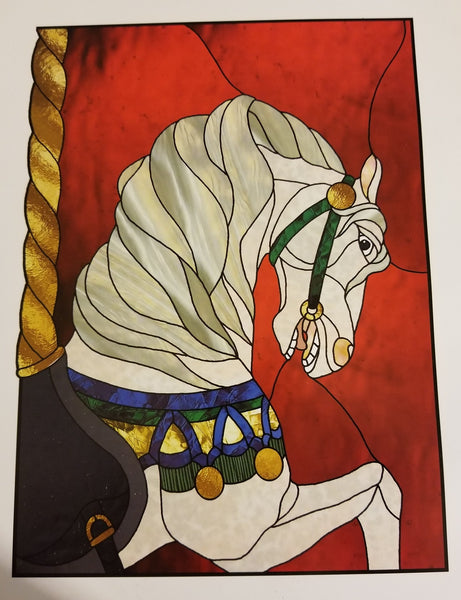 34 Carousel Animals Designs for Stained Glass