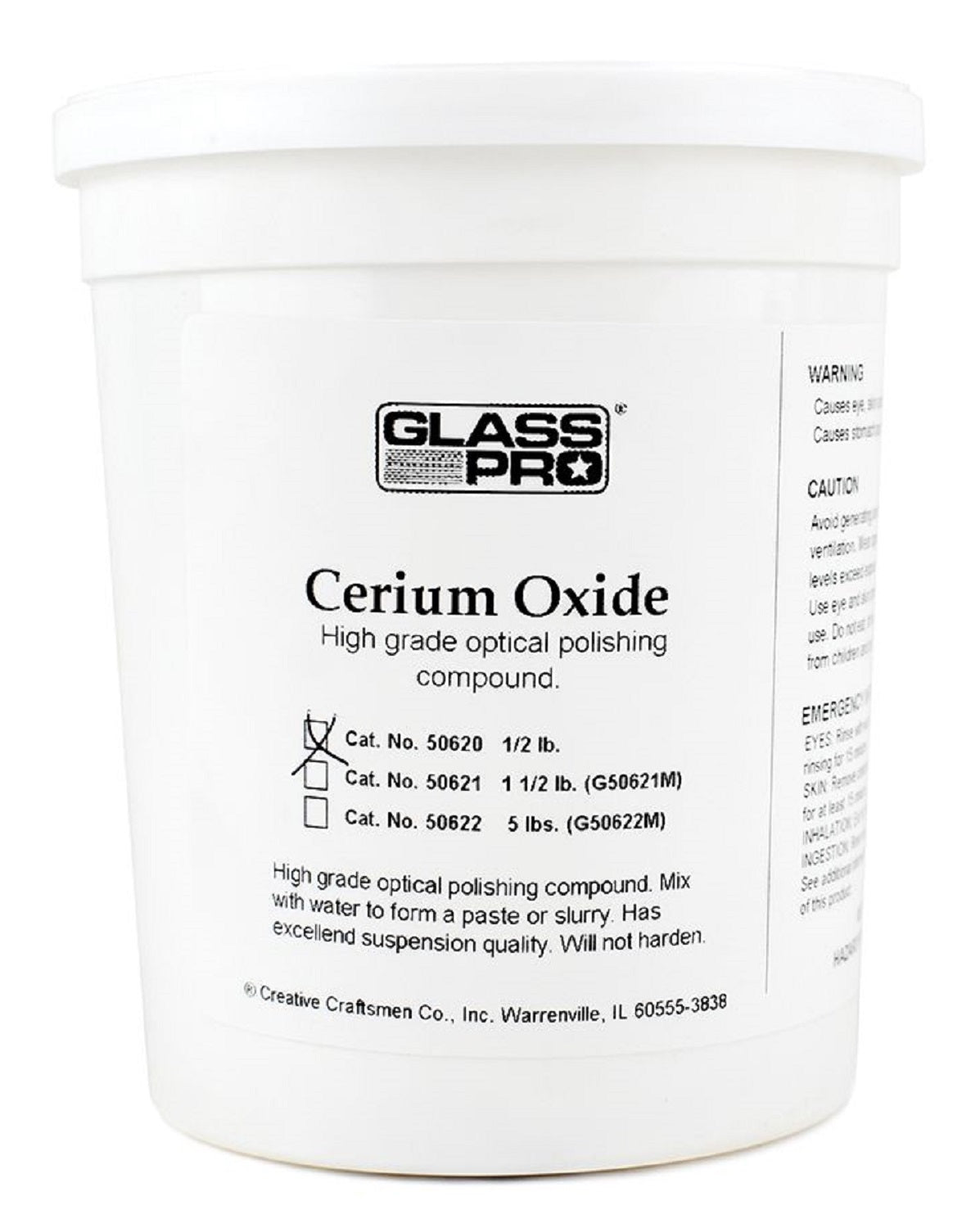 Premium Cerium Oxide, Optical Grade for Scuff, Marks and scratchs in Glass  and Mirrors