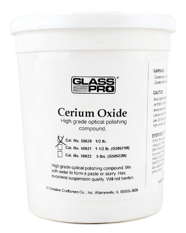 Glass Pro Cerium Oxide - High Grade Optical Polishing Compound - Remove Scratches