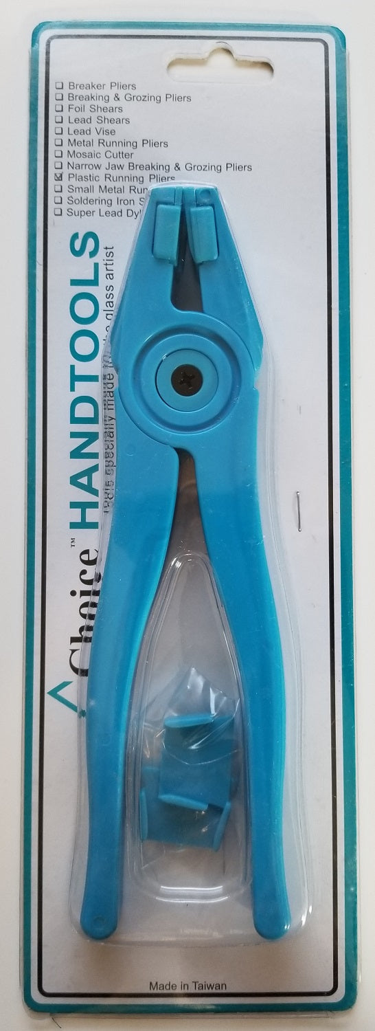 PLASTIC RUNNING PLIERS for Glass Cutting Working Stained or Fusing