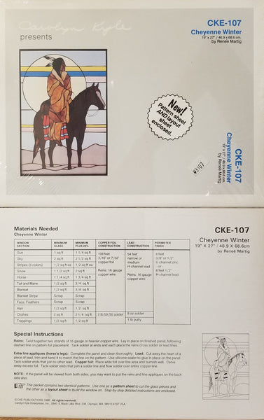 CKE-107 Cheyenne Winter Pattern - Full size 19 x 27 Inch