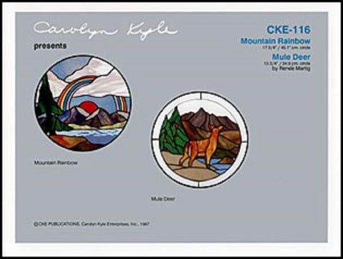 CKE 116 - Mountain Rainbow & Mule Deer Patterns - Full size patterns
