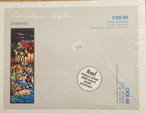 CKE-168 Deer Window Pattern - Full size  21 x 66 Inch