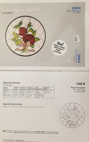 CKE 8 - Rose Bouquet - Full size pattern 22 Inch Diameter