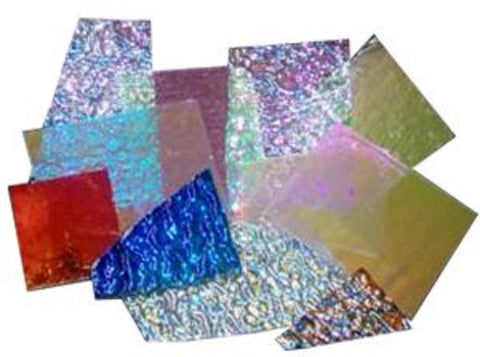 1/2 Lb Cbs Crinklized Scrap On Thin Black - 96 Coe