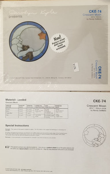 CKE-74 Crescent Moon Pattern - Full size 20 1/2 Inch Diameter