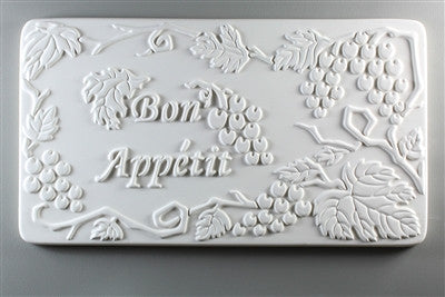 Bon Appetit Texture Tile Mold for Glass Slumping DT05