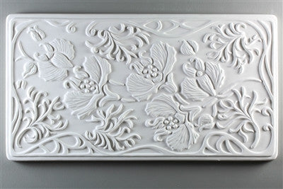 Art Nouveau Texture Tile Mold for Glass - DT14