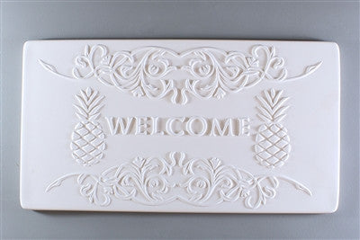 Pineapple Welcome Texture Tile Mold for Glass Slumping - DT15