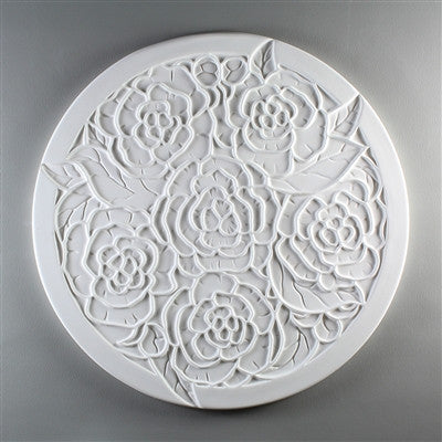 Peony Texture for Tile Mold for Glass Slumping 11 Inch Diameter DT20