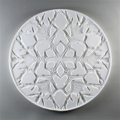DT28 Snowflake Texture for Tile Mold for Glass Slumping 11 Inch Diameter