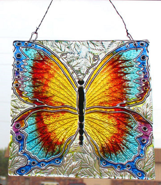 DT30 Square Butterfly Texture for Tile Mold for Glass Slumping