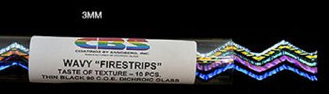 DWF100-CBS 90 Dichroic Wavy Firestrips Texture 3mm