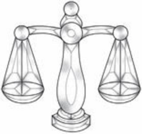 Bevel Cluster Scales of Justice EC144