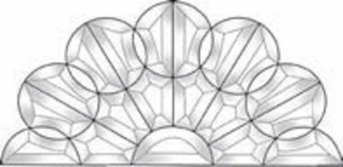 Circles Topper Bevel Cluster EC161