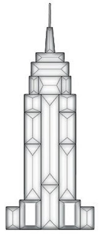 EC179 - Sky Scraper Bevel Cluster - Stained Glass Supplies