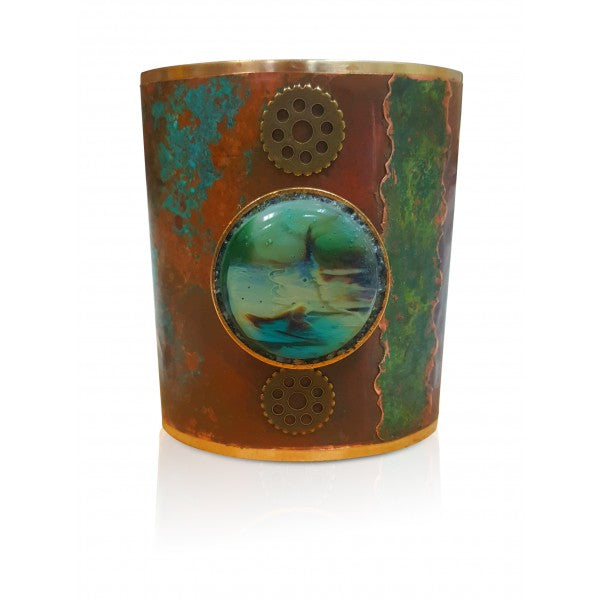 Glue N' Screw Antique Copper Medium 20mm Setting