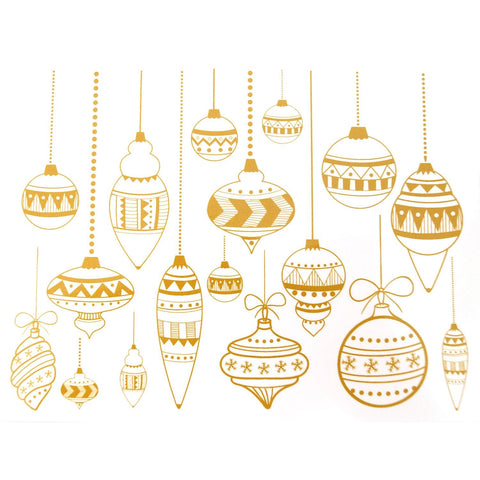 Gold Classic Ornaments Decals High Fire