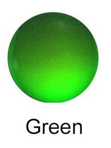 Round Green 15mm Smooth Jewel