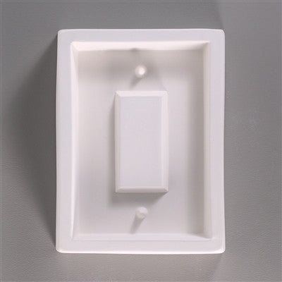 Light Switch Plate Mold for Slumping Glass LF119