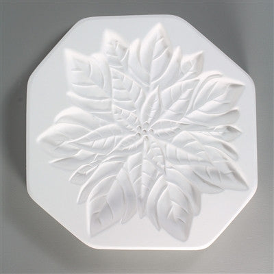 LF120 Detailed Poinsettia Texture Mold