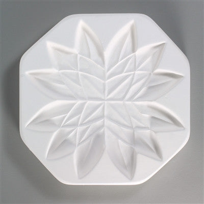 LF122 - Lotus Flower Texture for Tile Mold for Glass Slumping 8.5 Inch Diameter