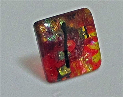 Four Square Knob Mold for Fusing Glass - LF52