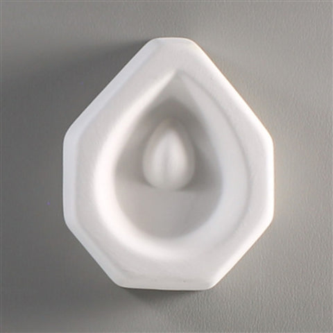 Holey Tear Cameo Casting Jewelry Mold for Fusing Glass Frit LF57