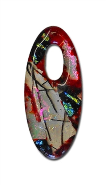 Holey Casting Ovals 2 Cast Mold for Glass (Earrings) LF70