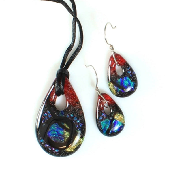 LF75 - Holey Tear Trio Jewelry Casting Mold for Glass Fusing