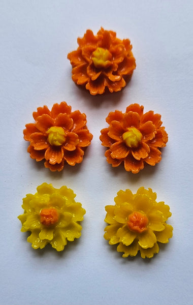 COE 96 Pre Fused Glass Flowers for Your Fused Glass Projects - Pack of 5 Many Colors
