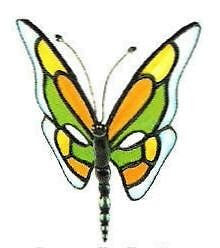 Lead-free Butterfly Body Casting - Stained Glass Supplies