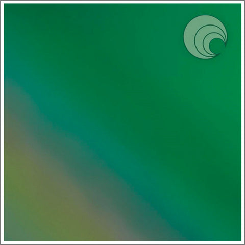 SFI125 - 12 x 12 Inch Spectrum Iridescent Dark Green Translucent - 96 COE