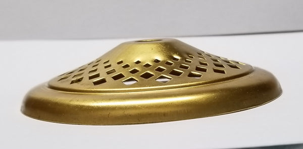 4 (actually 3 14/16ths)  inch vented brass vase cap