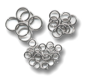 Jewelry Making Supplies - Siver Plated Jump Rings 4mm 5mm 6mm Assortment