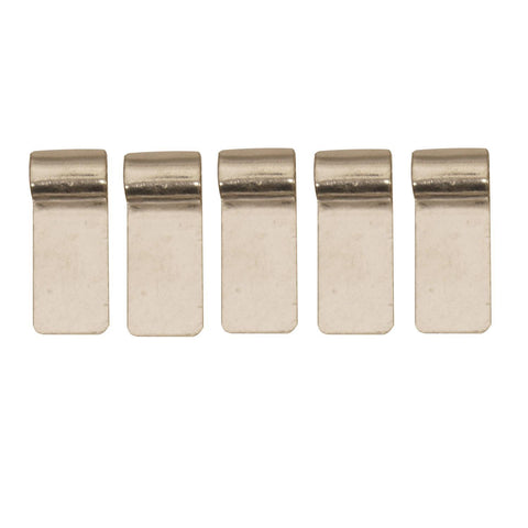 Pack of 5 - Large Silver Plated Tube Top Bails