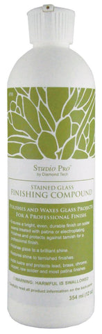 Studio Pro Finishing Compound for Stained Glass (Wax) - 12 Oz