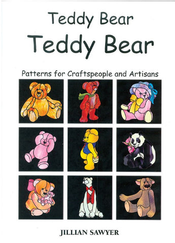 Teddy Bear Teddy Bear Stained Glass Pattern Book