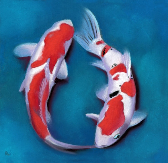 lf146 - Koi Frit Casting Mold