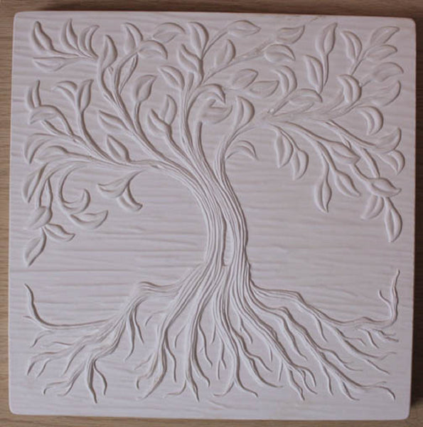 12 X 12 Inch Tree of Life Texture Tile Mold for Glass Slumping - DT18