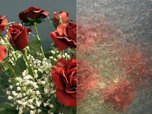 W1005 - Wissmach Clear Florentine Texture - 6 x 12 Sheet Glass