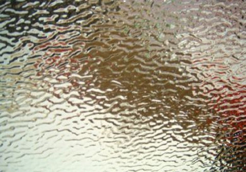 W1049 - Wissmach Flesh Pink Ripple Stained Glass 10 x 10 Hobby Sheet