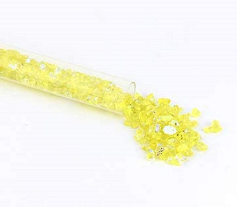 CBS 1 oz. Tube Dichroic Yellow Frit Flakes 90 COE